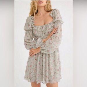 Rumored | Dresses | Rumored Dress Womens Xs Sunnyside Midi Floral Sundress  Slip Boho Cottage Yellow | Poshmark